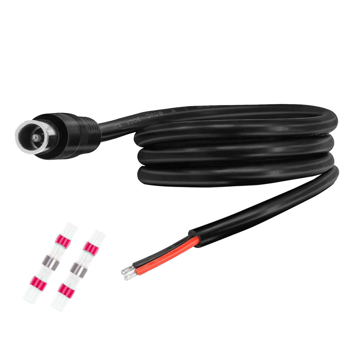 ヒーティングケーブルAC200V （20m） DC8020 Power Pigtails Cable, 3.3FT 14AWG DC 8.0mm x 2.0mm Male