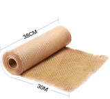 Wholesale - Ready Roll Packaging Paper Honeycomb Cushioning Wrap Perforated-Honeycomb Wrap Roll Packing Honeycomb for Packing & Moving void fill paper