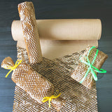 Wholesale - Ready Roll Packaging Paper Honeycomb Cushioning Wrap Perforated-Honeycomb Wrap Roll Packing Honeycomb for Packing & Moving void fill paper