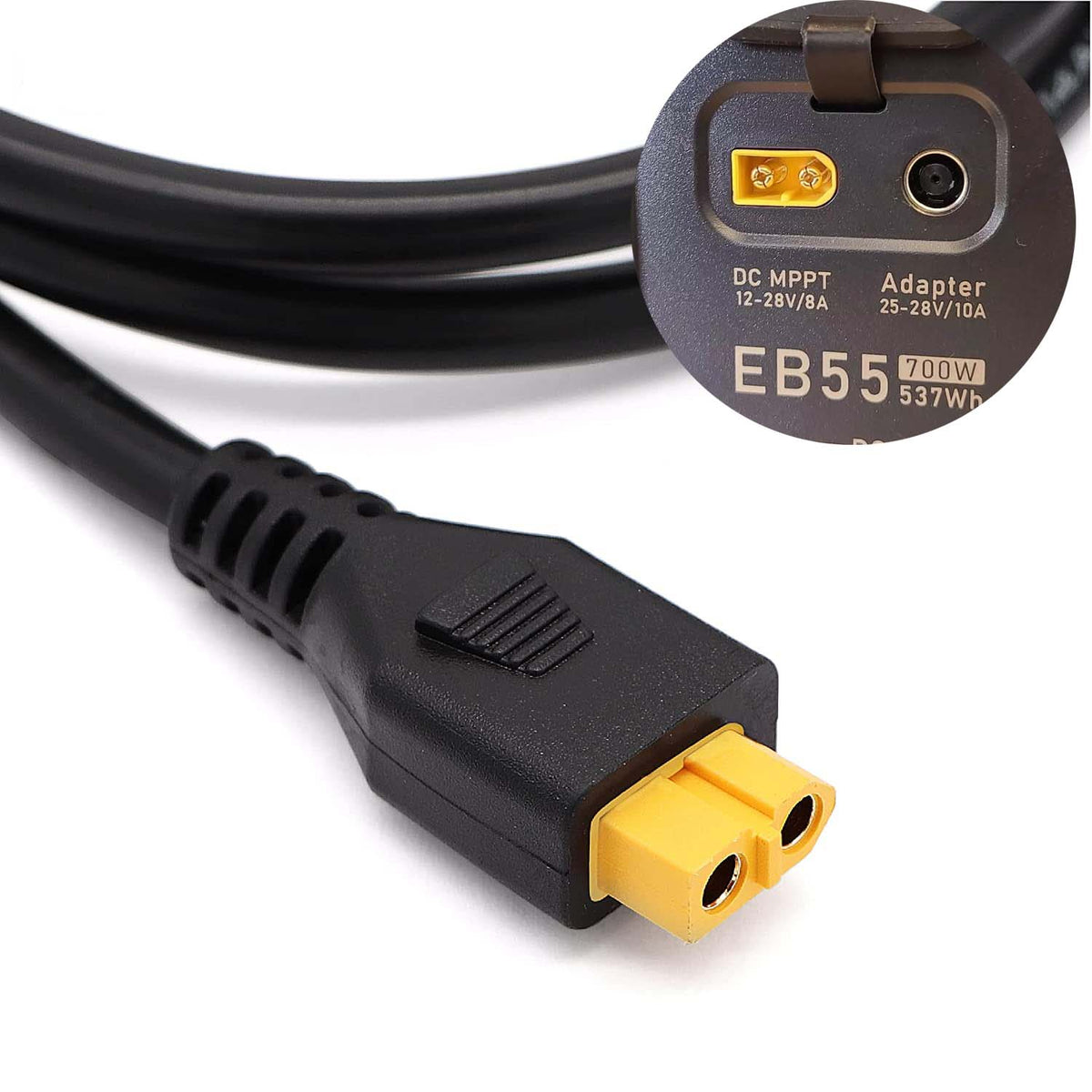 HuaLiSiJi XT60 Auf Zigarettenanzünder Kabel 2m - 12V/24V Mit Schalter & LED