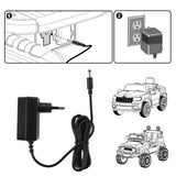 12V 1000mA Ladegerät für Kinder-Elektroauto, 12V 1A Ladegerät für Kinder Quad elektrisches Traktor Fahrspielzeug Motorrad SUV ATV Rasenmähers Auto eine Vielzahl von Elektroautos