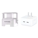 Travel Cord Organizer for Apple 35W Dual USB-C Port Compact Power Adapter, Charging Cable Management Cord Winder