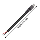 DC8020 Power Pigtails Cable, 3.3FT 14AWG DC 8.0mm x 2.0mm Male Plug to Bare Wire Open End Power Wire Supply Repair Cable with Wire Connector for Portable Power Station (1m)