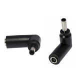 helpers lab 4.5 x 3.0 mm Right Angle 90-Degree Power Adapter Connector Converter for Dell Latitude; XPS; Vostro Laptop AC Charger Cord
