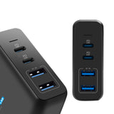 Helpers Lab 105W Dual Type-C PD Travel Charger Adapter with 30W 65W USB-C PD PPS for  MacBook PRO,MacBook Air, iPad Air PRO, iPhone and more