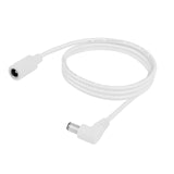 90 Degree Right Angle Extension Cord Compatible for Echo Show 15, Echo Show 8, Echo Show 10, Alexa Echo, Echo Show (2nd gen), Echo Plus (2nd gen) Echo Show 21, White