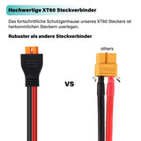XT60i to Solar Connector Extension Cable 10AWG XT60I Solar Panel Charging Cable 180CM/6FT for RV Portable Power Station Battery Pack Ecoflow and more