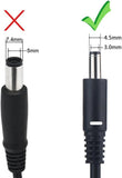 helpers lab 4.5 x 3.0 mm Right Angle 90-Degree Power Adapter Connector Converter for Dell Latitude; XPS; Vostro Laptop AC Charger Cord