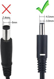 helpers lab 4.5 x 3.0 mm Right Angle 90-Degree Power Adapter Connector Converter for Dell Latitude; XPS; Vostro Laptop AC Charger Cord
