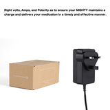 Power Adapter, DC Plug for Storz & Bickel Mighty ,UK plug ,right angle connector
