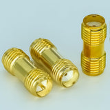 RP SMA Adapter Female Straight Gold Plating