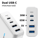 Helpers Lab 105W Dual Type-C PD Travel Charger Adapter with 30W 65W USB-C PD PPS for  MacBook PRO,MacBook Air, iPad Air PRO, iPhone and more