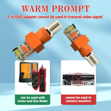RJ45 to F Coax Adapter Connector Female to Male Coaxial Barrel Coupler Adapter Connector Coax Straight Connector