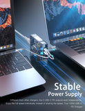 Helpers Lab 105W Dual Type-C PD Travel Charger Adapter with 30W 65W USB-C PD PPS for  MacBook PRO,MacBook Air, iPad Air PRO, iPhone and more