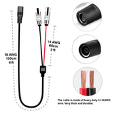 DC8020 Female to Solar Connector Solar Charge Extension Cable DC8020 Adapter Cable Compatible with Jackery SolarSaga 500x 200W 100W 40w Portable Solar Panel