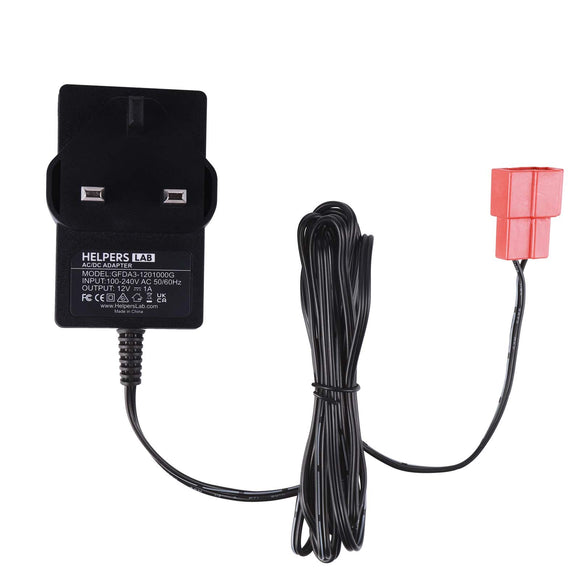 Universal 12V Charger for Kids Ride On Toys and Cars - Compatible with BMX X6, Kid TRAX GMC, Wal-Mart, Moto ATV Quad, Electric Vehicle Power Adapter with Square Plug