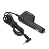 Helpers Lab 19.5V 3.33A 65W Blue Tip Car Adapter Charger With USB QC3.0 Compatible For HP Laptop Envy4 Envy6 EliteBook TouchSmart Folio Pavilion Stream Spectre Zbook chromebook Power Supply