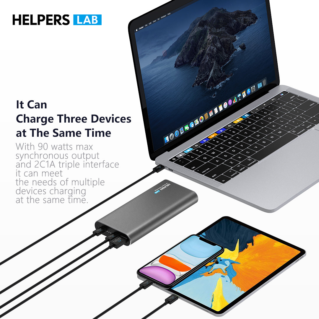 charge dell laptop with power bank