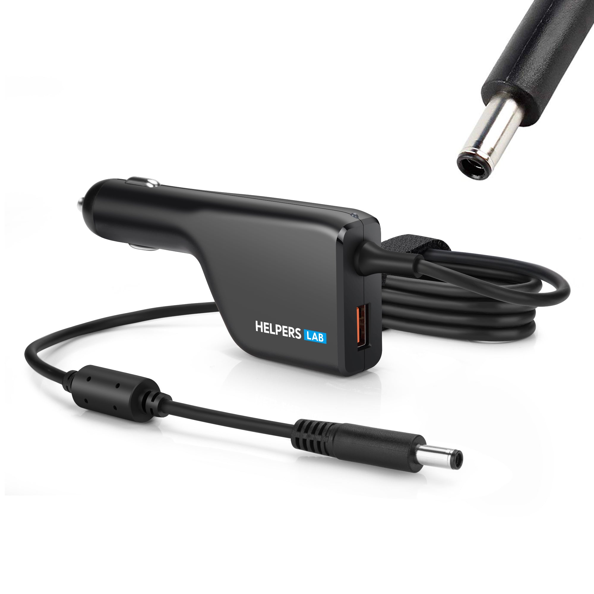 Panlouting Adattatore Cavo Di Alimentazione 7.4mm A 4.5mm Per Dell – Compatibile Con XPS, Latitude, Inspiron E Vostro (30 Cm)