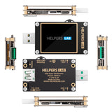 Helpers Lab USB Power Meter USB 3.1 Tester Digital Multimeter Current Tester Voltage Detector Lua Interpreter Integrated DC 26V 6A PD 2.0/3.0 QC 2.0/3.0/4.0 PPS Trigger