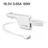 60W 16.5V 3.65A Magsafe T Car Charger Adapter Power Supply for Apple MacBook Pro 13" Retina A1425 A1435 A1502  ME662 MD212 MD213 ME864 ME865 ME866 MD565 MB985