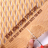 Wholesale - Ready Roll Packaging Paper Honeycomb Cushioning Wrap Perforated-Honeycomb Wrap Roll Packing Honeycomb for Packing & Moving void fill paper
