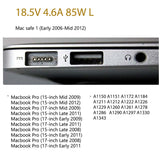 85W 18.5V 4.6A Magsafe L Car Charger Adapter Power Supply For Apple Macbook Pro 15" 17'' inch A1150 A1151 A1172 A1184 A1211 A1212 A1222 A1226 A1229 A1260 A1261 A1278 A1286   A1290 A1297 A1330 A1343