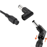 3-Pin DC Tip for Universal Laptop Adapter Car Charger Power Connectors