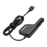20V 4.5A 90W Car Charger Adapter Battery Charger for Lenovo Flex ideapad ThinkCentre Thinkpad Flex Helix X1 Carbon Yoga Medion Akoya IdeaCentre Edge Also Suitable 20V/2.25A 20V/3.25A