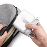 Travel Cord Organizer Compatible with Apple Macbook Pro Charger Protective Case for USB-C to Magsafe 140W Power Adapter Charging Cable Management Cord Winder Macbook Pro 16'' Accessories 2021 2022 M1
