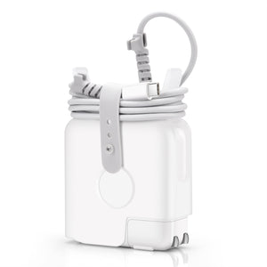 Travel Cord Organizer Compatible with Apple Macbook Charger, Protective Case for USB C 61W 67W Power Adapter, Macbook Pro 13'' and 14'' Cable Management Cord Winder A1718 A1947 A2518