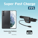 Helpers Lab 118W USB-C Car Charger with 100W PD3.0 and 18W QC3.0 ports Compatible with 29W 30W 45W 61W 65W 87W 96W 100W MacBook Dell HP Lenovo Samsung Galaxy PPS Huawei FCP SCP Apple iPhone iPad