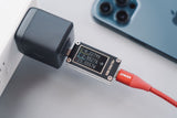 Helpers Lab USB-C Type-C电压表电流表测试仪QC2.0 QC3.0 QC4.0 PD2.0 PD3.0 SuperVOOC FCP SCP触发器，上位机在线固件升级，E-Mark线缆读取，带重力传感器1.14英寸IPS彩色液晶显示屏
