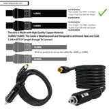 Cigarette Lighter to DC 8mm DC7909 Car Charger Power Supply 12V 24V Cable for Powerstation Bluetti Goal Zero Yeti Jackery Portable Explorer Suaoki and More